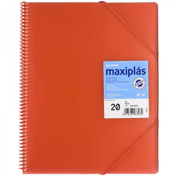 carpeta_plastica_con_gomas_20_fundas_rojo